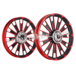 Buy ALLOY WHEEL SET FOR RE ELECTRA  RED ZIPP HARLEY KINGWAY on 0 % discount