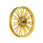 Buy ALLOY WHEEL (FRONT) FOR RE CLASSIC GOLD CHROME ZIPP HARLEY KINGWAY on 0 % discount