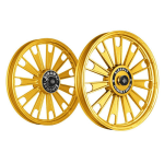 Buy ALLOY WHEEL SET FOR RE CLASSIC GOLD CHROME ZIPP HARLEY KINGWAY on 0 % discount