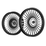 Buy ALLOY WHEEL SET FOR RE STANDARD BLACK 30SPOKES HARLEY KINGWAY on 0 % discount