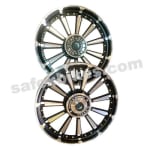 Buy ALLOY WHEEL SET FOR CLASSIC BLACK RAJPUTANA 11SPOKES KINGWAY on 0 % discount