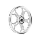 Buy ALLOY WHEEL (FRONT) FOR RE CLASSIC SILVER CHROME CHOPPER KINGWAY on 0 % discount