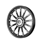 Buy ALLOY WHEEL (FRONT) FOR RE CLASSIC BLACK 13SPOKES HARLEY TYPE 2 KINGWAY on 0 % discount
