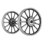 Buy ALLOY WHEEL SET FOR RE ELECTRA BLACK 13SPOKES HARLEY KINGWAY on 0 % discount