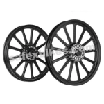Buy ALLOY WHEEL SET FOR RE ELECTRA COMPLETE BLACK 13SPOKES HARLEY KINGWAY on 0 % discount