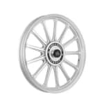 Buy ALLOY WHEEL (REAR) FOR RE CLASSIC KWSR3F SILVER 13SPOKES CNC KINGWAY on 0 % discount