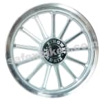 Buy ALLOY WHEEL (REAR) FOR RE CLASSIC MIRAG WHITE 13SPOKES HARLEY KINGWAY on 0 % discount