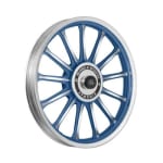 Buy ALLOY WHEEL (FRONT) FOR RE CLASSIC FROST BLUE 13SPOKES HARLEY KINGWAY on 0 % discount