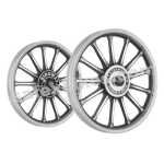 Buy ALLOY WHEEL SET FOR RE THUNDERBIRD BLACK 13SPOKES HARLAY KINGWAY on 0 % discount