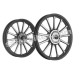 Buy ALLOY WHEEL SET FOR RE THUNDERBIRD BLACK 13SPOKES HARLAY KINGWAY on 0 % discount