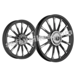 Buy ALLOY WHEEL SET FOR RE THUNDERBIRD BLACK 13SPOKES HARLAY KINGWAY on 0 % discount