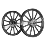 Buy ALLOY WHEEL SET FOR RE THUNDERBIRD COMPLETE BLACK 13SPOKES HARLEY KINGWAY on 0 % discount