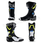 Buy ALPINESTARS SMX 6 V2 BOOTS (BLACK,WHITE,YELLOW FLUO,BLUE) UNIVERSAL on 0 % discount