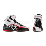 Buy ALPINESTARS FASTER 2 SHOES (BLACK,WHITE) UNIVERSAL on 0 % discount