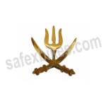 Buy BRASS TALWAR WITH TRISHUL FOR ROYAL ENFIELD ZADON on 0.00 % discount