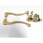 Buy BRASS LEVER SET WITH YOKE D1 FOR ROYAL ENFIELD BULLET WITHOUT DISC  ZADON on 0.00 % discount