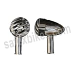 Buy CHROME PLATED INDICATOR ASSY BIG WITH LED SET OF 4 FOR ROYAL ENFIELD BULLET ZADON on 15.00 % discount