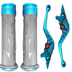 Buy MOXI ADJUSTABLE LEVER SET (BLUE) WITH FANCY HANDLE GRIP SET ZADON on 0.00 % discount