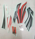 Buy COMPLETE STICKER KIT BLACK BIKE WITH RED STICKER FOR PASSION XPRO ZADON on 35.00 % discount