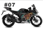 Buy CUSTOM STICKER KIT FOR YAMAHA R15 VERSION 2 ZADON on 35.00 % discount