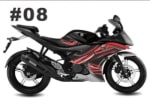 Buy CUSTOM STICKER KIT FOR YAMAHA R15 VERSION 2 ZADON on 35.00 % discount