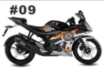 Buy CUSTOM STICKER KIT FOR YAMAHA R15 VERSION 2 ZADON on 35.00 % discount