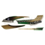 Buy COMPLETE STICKER KIT KAWASAKI CALIBER CROMA BLACK BIKE ZADON on 35.00 % discount