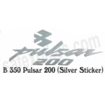 Buy COMPLETE STICKER KIT PULSAR 200CC (SILVER DOOM MONOGRAM) ZADON on 35.00 % discount