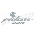 Buy COMPLETE STICKER KIT PULSAR 220CC (SILVER DOOM MONOGRAM) ZADON on 35.00 % discount