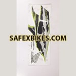 Buy COMPLETE STICKER KIT CBR 150R (2013) (BLACK GREEN) ZADON on 35.00 % discount
