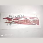 Buy COMPLETE STICKER KIT SCOOTY PEP+ TYPE 2 (WHITE RED) ZADON on 35.00 % discount