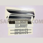 Buy COMPLETE STICKER KIT RAJDOOT 175 SUPER D ZADON on 35.00 % discount