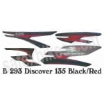 Buy COMPLETE STICKER KIT DISCOVER135 CC (BLACK BLUE) ZADON on 35.00 % discount