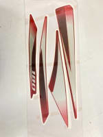 Buy COMPLETE STICKER KIT FOR RED WITH CHROME DCAL PULSAR 180 BS4 ZADON on 35.00 % discount