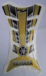 Buy PETROL TANK EPOXY STICKER YAMAHA GOLDEN/BLACK ZADON on 15.00 % discount