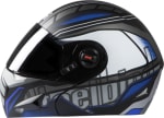 Buy FLIP UP HELMET SB-41 OSCAR MAGNETIC MAT BLACK WITH BLUE (600MM) STEELBIRD on 0.00 % discount