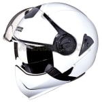 Buy FLIP OFF FULL FACE HELMET DOWNTOWN FULL FACE WHITE  STUDDS on 0 % discount