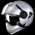 Buy FLIP OFF FULL FACE HELMET DOWNTOWN FULL FACE SILVER GREY (580MM) STUDDS on 0 % discount