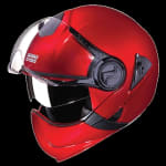 Buy FLIP OFF FULL FACE HELMET DOWNTOWN FULL FACE CHERRY RED (580MM) STUDDS on 0 % discount