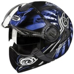 Buy FLIP OFF FULL FACE HELMET DOWNTOWN FULL FACE D1 DECOR BLACK N1 STUDDS on 0 % discount