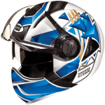 Buy FLIP OFF FULL FACE HELMET DOWNTOWN FULL FACE D3 DECOR WHITE N1 STUDDS on 0 % discount
