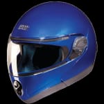 Buy FLIP UP FULL FACE HELMET NINJA 2G FLAME BLUE (580MM) STUDDS on 0 % discount