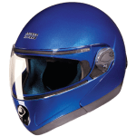 Buy FLIP UP FULL FACE HELMET NINJA 2G FLAME BLUE STUDDS on 0 % discount