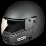 Buy FLIP UP FULL FACE HELMET NINJA PASTEL PLAIN MATT GREY (580MM) STUDDS on 0 % discount