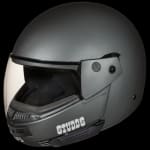 Buy FLIP UP FULL FACE HELMET NINJA PASTEL PLAIN MATT GREY (600MM) STUDDS on 0 % discount