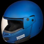 Buy FLIP UP FULL FACE HELMET NINJA PASTEL PLAIN MATT BLUE (500MM) STUDDS on 0 % discount