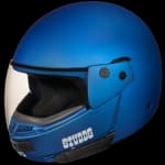 Buy FLIP UP FULL FACE HELMET NINJA PASTEL PLAIN MATT BLUE (580MM) STUDDS on 0 % discount