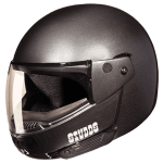 Buy FLIP UP FULL FACE HELMET NINJA PASTEL PLAIN GUN GREY STUDDS on 0 % discount