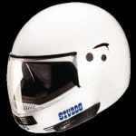 Buy FLIP UP FULL FACE HELMET NINJA PASTEL PLAIN WHITE (580MM) STUDDS on 0 % discount