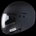 Buy FLIP UP FULL FACE HELMET NINJA PASTEL PLAIN MATT BLACK (500MM) STUDDS on 0 % discount